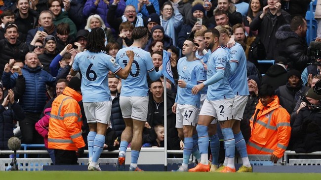 Manchester City akan menjamu RB Leipzig pada leg kedua babak 16 besar Liga Champions 2022/2023 di Etihad Stadium