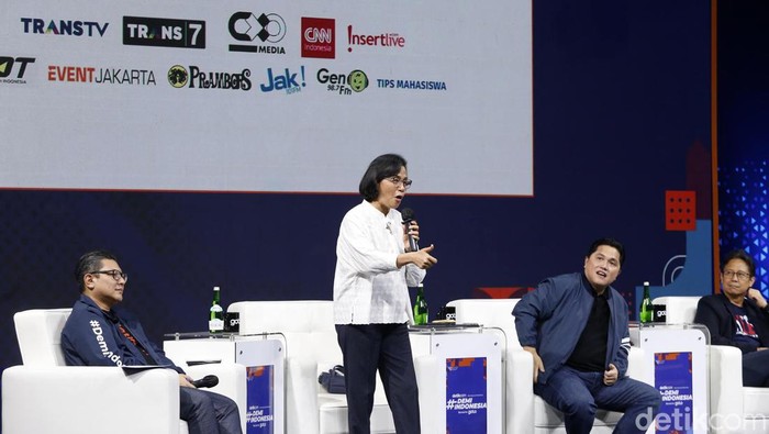 Menteri Keuangan Sri Mulyani Indrawati buka suara soal rencana merger tiga anak usaha BUMN di sektor panas bumi atau geothermal