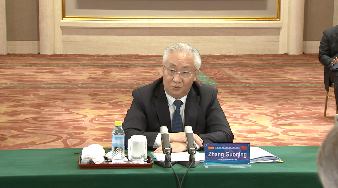 Wakil Perdana Menteri Tiongkok Menyerukan Peningkatan Kerja Sama Ekonomi dan Perdagangan dengan Spanyol