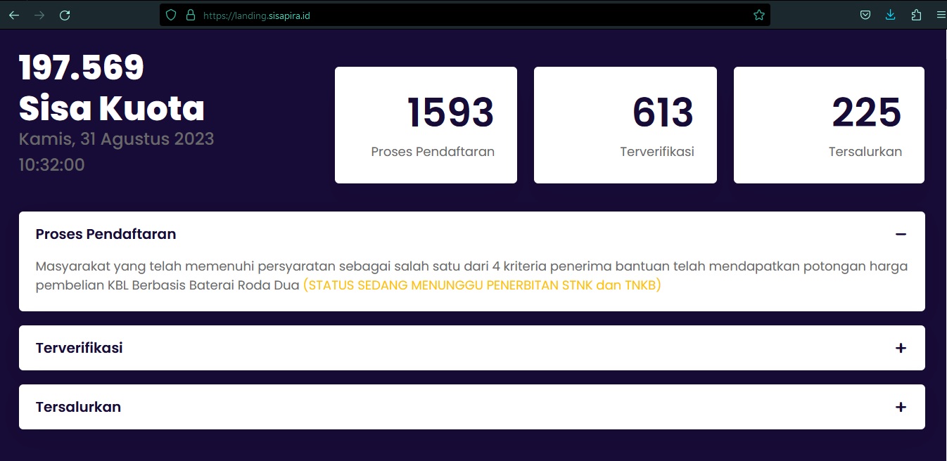 Sejak pemerintah mengumumkan memberikan subsidi motor listrik pada 20 Maret 2023