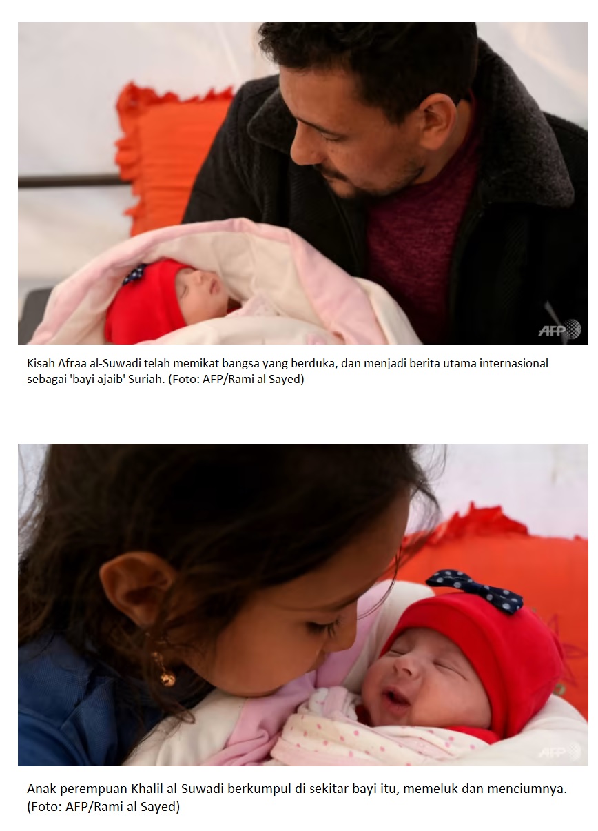 Satu-satunya yang selamat dalam keluarga terdekatnya dari gempa 6 Februari