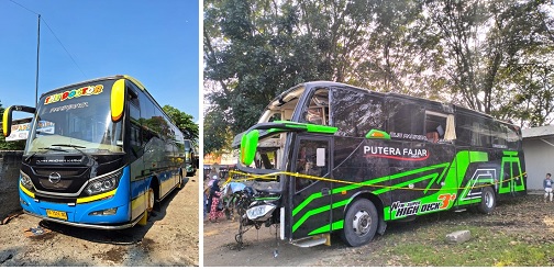Perombakan bodi yang dilakukan pada bus ini sangat bertentangan dengan regulasi terutama dari sisi keselamatan