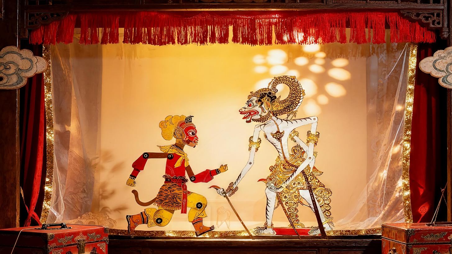 Ketika Pahlawan Kera dari Tiongkok dan Indonesia Bertemu dalam Bayangan dan Cahaya