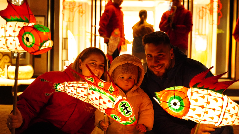 Lentera Berbentuk Ikan di Anhui. Bersinar Terangi Wisatawan Global