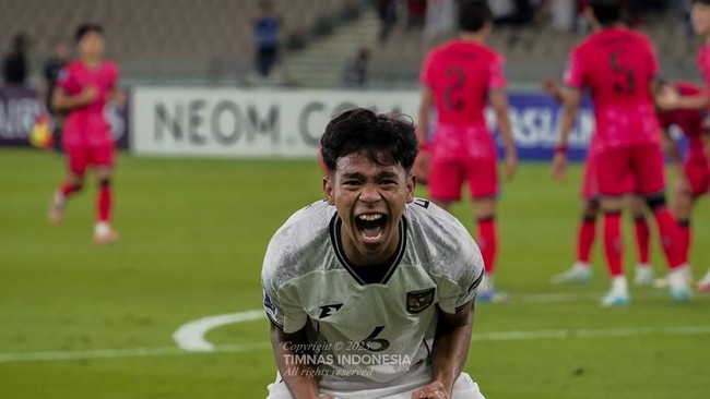 Gelandang Timnas Indonesia U-17 Evandra Florasta tak menyangka bisa mencetak gol penentu kemenangan tim Garuda Muda atas Korea Selatan U-17
