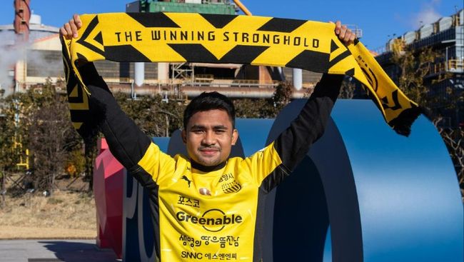 Asnawi Mangkualam mencatat laga debut bersama Jeonnam Dragons pada pekan pertama K League 2 melawan FC Anyang di Stadion Gwangyang Soccer Field