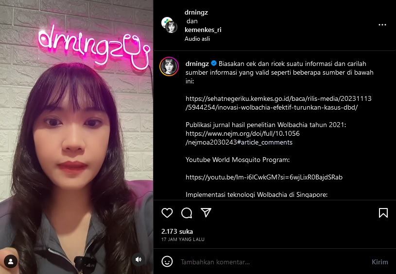 Adaninggar meyakinkan