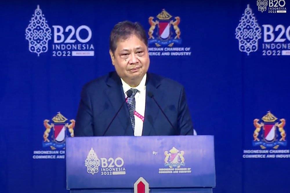 Menteri Koordinator Bidang Perekonomian Airlangga Hartarto mengungkapkan