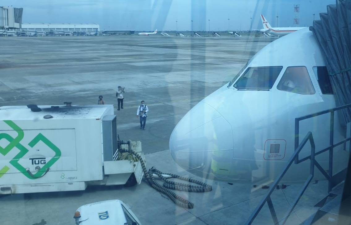 Sembilan pesawat delegasi KTT G20 memutuskan parkir di Bandara Soekarno Hatta (Soetta)