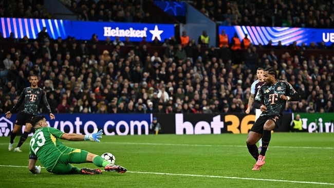 Kemenangan sensasional yang diraih Aston Villa saat menjamu Bayern Munchen di Liga Champions