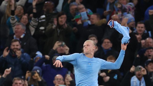 Manchester City meraih kemenangan dramatis atas Fulham berkat eksekusi penalti Erling Haaland pada lanjutan Liga Inggris di Stadion Etihad