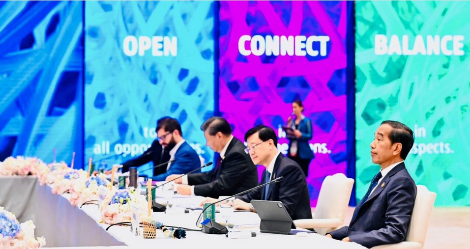 Presiden Jokowi mendorong perwujudan APEC Food Security Roadmap Towards 2030 untuk memastikan ketahanan pangan melalui teknologi yang inovatif dan digitalisasi