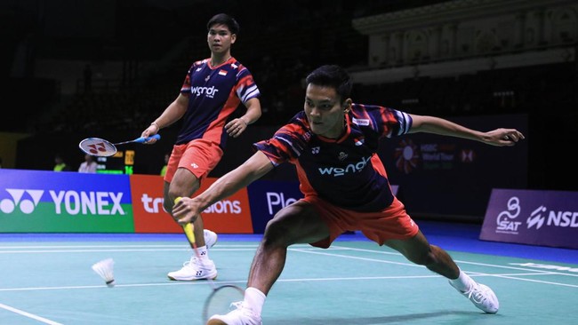 Muhammad Shohibul Fikri/Daniel Marthin menjadi tumpuan satu-satunya Indonesia dalam turnamen badminton Swiss Open 2025 Berikut jadwal final Swiss Open 2025